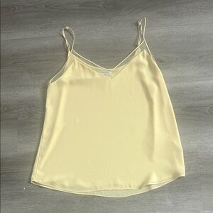 Aritzia Babaton Galen Camisole Top, Butter Yellow, Size Medium